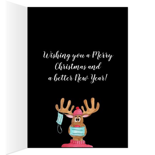 Anpassbare Rudolph Face Masked Reindeer (Innen (Rechts))