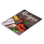 Anpassbare rustikale Rezeptur Notizblock (Linke Seite)