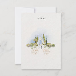 Anpassbare "Save the Date"-Hochzeitspapeterie Einladung