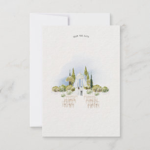 Anpassbare "Save the Date"-Hochzeitspapeterie Einladung