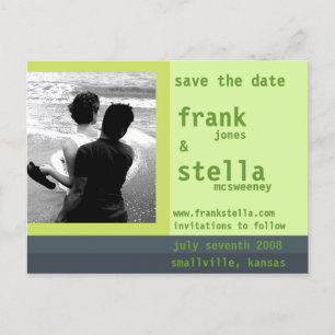 Anpassbare Save the Date Karte