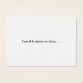 Anpassbare 'Save the Date'-Karte, Blume-Pots (Rückseite)