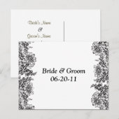 Anpassbare Save the Date Postkarten (Vorne/Hinten)