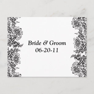 Anpassbare Save the Date Postkarten