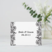 Anpassbare Save the Date Postkarten (Stehend Vorderseite)