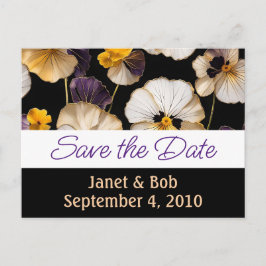 Anpassbare Save the Date Postkartenpinke Ankündigungspostkarte