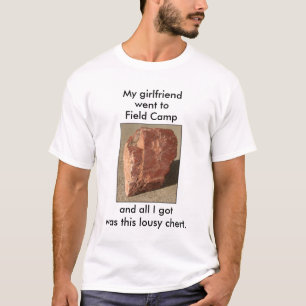 Anpassbare "Scheußlicher Chert" Geologie T-Shirt