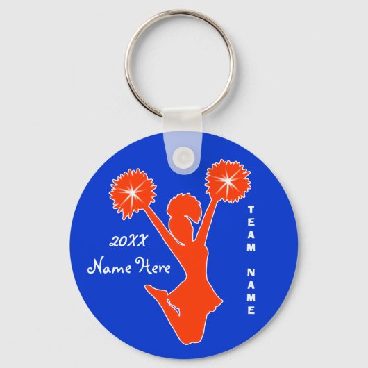 Anpassbare Schlüsselanhänger IHRE FARBEN UND TEXT (Vorderseite)