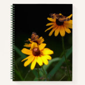 Anpassbare Schmetterlinge und Wildblumen-Notebook Notizblock (Vorderseite)