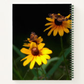 Anpassbare Schmetterlinge und Wildblumen-Notebook Notizblock (Rückseite)