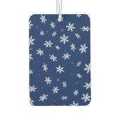 Anpassbare Schneeflocken Autolufterfrischer (Rückseite)