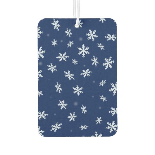 Anpassbare Schneeflocken Autolufterfrischer (Rückseite)