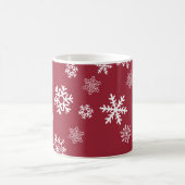 Anpassbare Schneeflocken Kaffeetasse (Mittel)