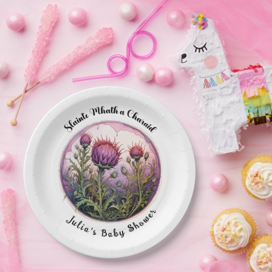 Anpassbare Schottische Party-Platte Pappteller (Party)