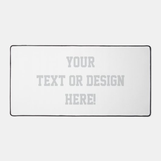 Anpassbare Schreibtischmatte - Hinzufügen von Text (Vorderseite)