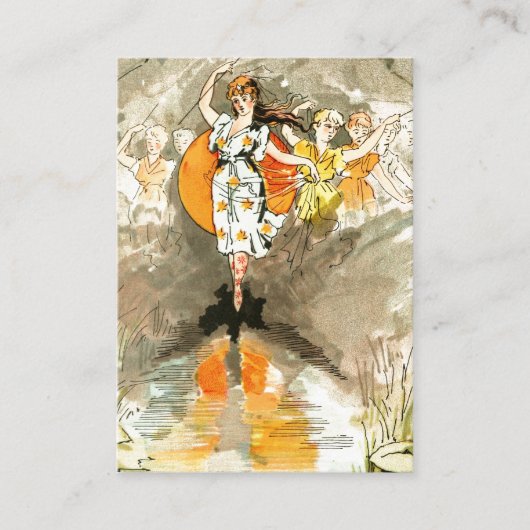 Anpassbare Schwestern der kosmischen Magie Visitenkarte (Vorderseite)