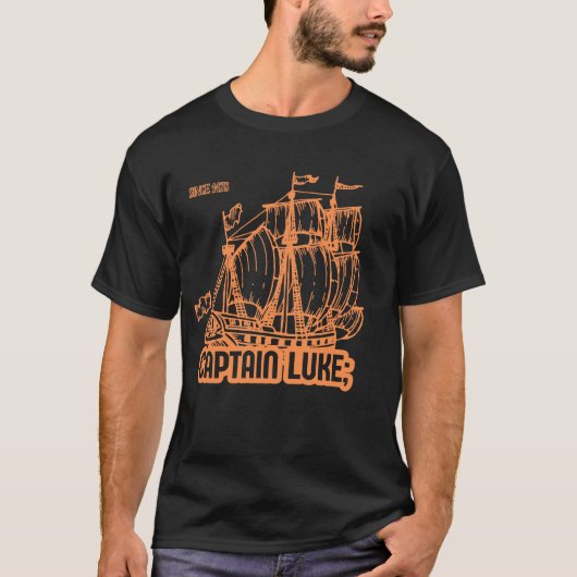 Anpassbare Seeschifffahrt T-Shirt (Vorderseite)