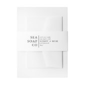 Anpassbare Seifenaufkleber Einladungsbanderole (Vorderseite Beispiel)