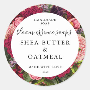 Anpassbare Seifenaufkleber Runder Aufkleber