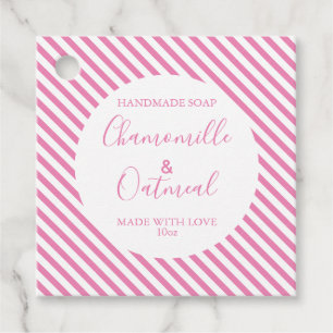 Anpassbare Seifenbeschriftungsmuster Moderne Geschenkanhänger