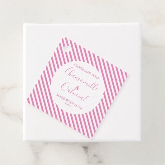 Anpassbare Seifenbeschriftungsmuster Moderne Geschenkanhänger (Beispiel)