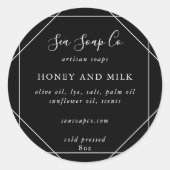 Anpassbare Seifenkleber Runder Aufkleber (Vorderseite)