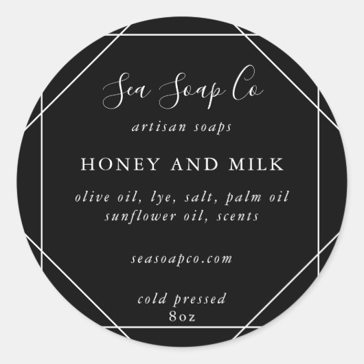 Anpassbare Seifenkleber Runder Aufkleber (Vorderseite)