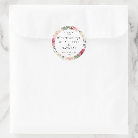 Anpassbare Seifenkleber Runder Aufkleber (Tasche)