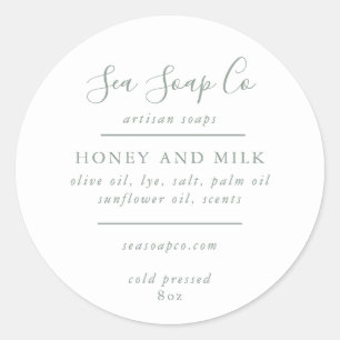 Anpassbare Seifenkleber Runder Aufkleber