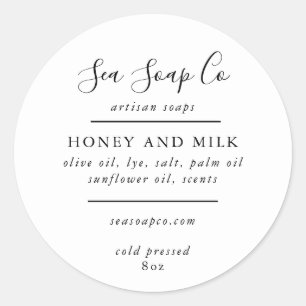 Anpassbare Seifenkleber Runder Aufkleber