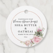 Anpassbare Seifenmarken Geschenkanhänger (Vorderseite)