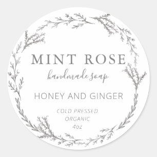 Anpassbare Seifenmarken Runder Aufkleber