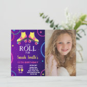 Anpassbare Skaten-Party Einladungen für Kinder (Stehend Vorderseite)