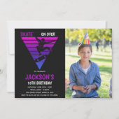 Anpassbare Skaten-Party Einladungen für Kinder (Vorderseite)