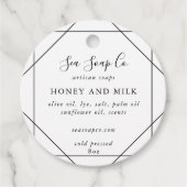 Anpassbare Soap-Tag Geschenkanhänger (Vorderseite)