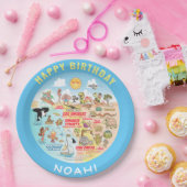 Anpassbare SoCal-Geburtstagsplatte Pappteller (Party)