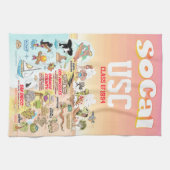 Anpassbare SoCal Geschirrtuch (Horizontal)