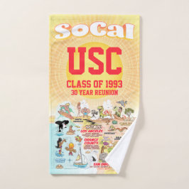 Anpassbare SoCal Handtuch