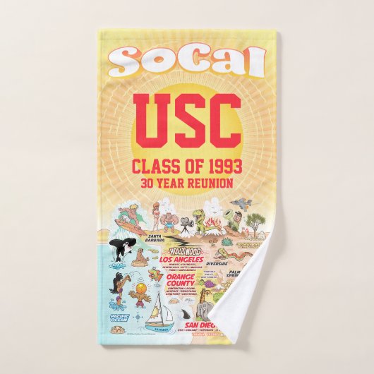 Anpassbare SoCal Handtuch (Handtuch)
