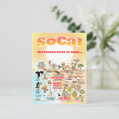 Anpassbare SoCal-Postkarte Postkarte (Stehend Vorderseite)