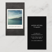 Anpassbare Sofortfotokarte für Fotografen Visitenkarte (Vorne/Hinten)