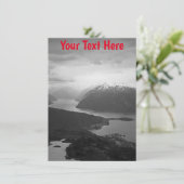 Anpassbare Sognefjord-Karte, Norwegen (Stehend Vorderseite)