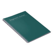 Anpassbare Songwriter-Zeitschrift Notizblock (Rechte Seite)