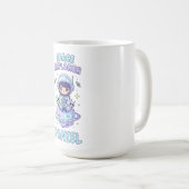 Anpassbare Space Explorer Kawaii Kaffeetasse (VorderseiteRechts)