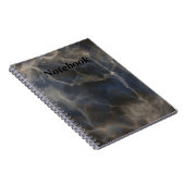 Anpassbare Spiralfolien mit Ihrem besten schwarzen Notizblock (Rechte Seite)