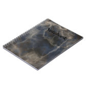 Anpassbare Spiralfolien mit Ihrem besten schwarzen Notizblock (Linke Seite)