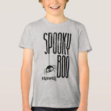 Anpassbare Spooky Boo Kids Halloween Shirt