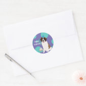 Anpassbare St Bernard Classic Round Sticker (Umschlag)