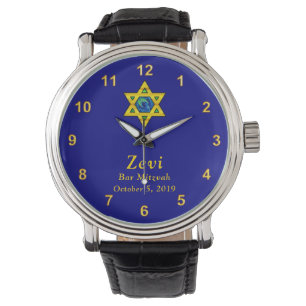 Anpassbare Star von David Watch für Bar Mitzvah Armbanduhr