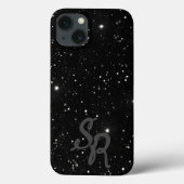 Anpassbare Stellar-Monogramm Case-Mate iPhone Hülle (Rückseite)